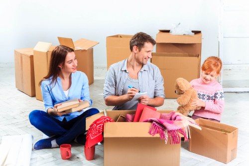 Professional office removals planning in Balham