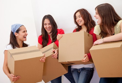 Removal company team planning a move in Balham