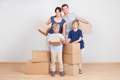 Team handling fragile items during a Balham relocation