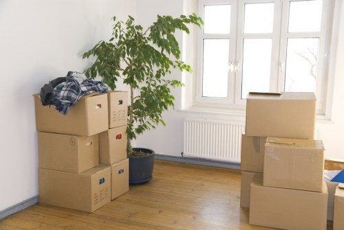 Professional house removalists in Balham preparing a moving van for a residential relocation