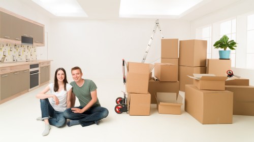 Local furniture removal service working in a Balham street