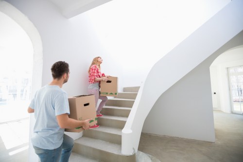 Commercial movers coordinating an office move in Balham