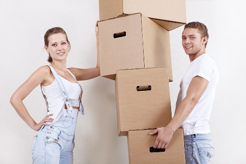 Professional van loading for a Balham house move
